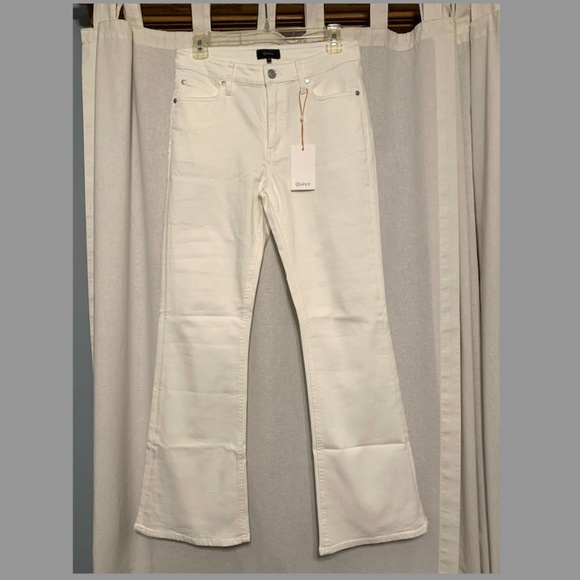 Quince Women's Luna Stretch Flare Jeans Cloud White 28 / 30 - NWT - Picture 3 of 8